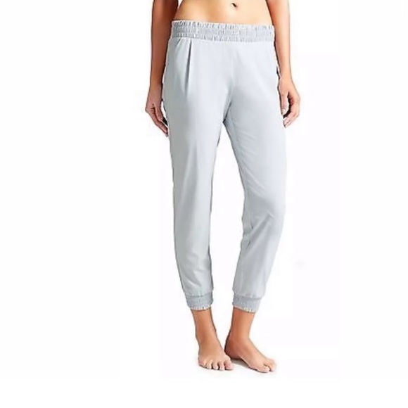 Athleta Aliso Lightweight Grey joggers Pants 4